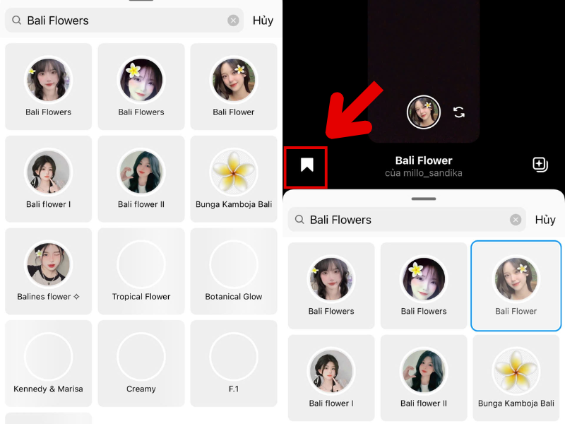 Cách tìm kiếm và lưu filter
